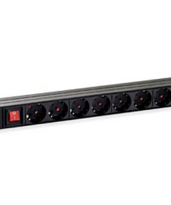 Equip Regleta 8 Tomas con interruptor - Rack 19" 1U