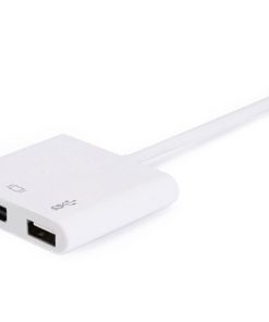 Equip Adaptador USB-C Macho a Mini DisplayPort Hembra / USB-C Hembra / USB-A Hembra 3.0