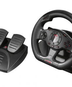 Trust Volante y Pedales GXT 580 Sano Vibration Feedback Negro