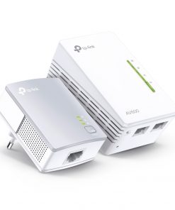 TP-Link Kit Adaptadores PLC/Powerline WiFi 600Mbps 2 Puertos Ethernet 10/100mbps