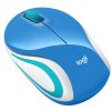 Logitech Raton Inalambrico M187 1000dpi Azul