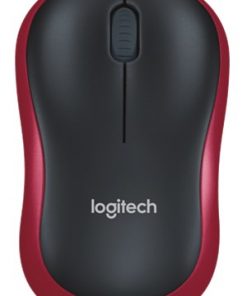 Logitech Raton Inalambrico M185 1000dpi Rojo
