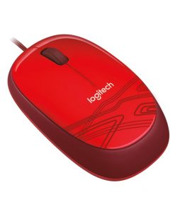 Logitech Raton Optico M105 1000dpi Rojo