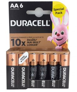 Duracell Pilas Alcalinas AA LR6 1.5V (6 unidades)