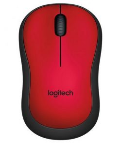 Logitech Raton Silencioso Inalambrico M220 1000dpi Rojo