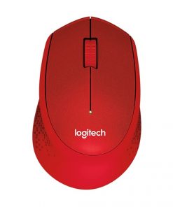 Logitech Raton Silencioso Inalambrico M330 1000dpi Rojo