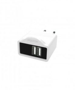 Approx Cargador de Pared 5V 2.1A - 2 Puertos USB - Blanco