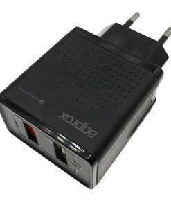 Approx Cargador de Pared de Carga Rapida - 2 Puertos USB