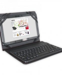 Approx Funda para Tablet 10.1" con Teclado USB Negra