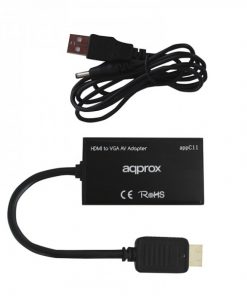 Approx Adaptador HDMI a VGA con Salida de Audio V2
