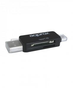 Approx Adaptador de Tarjetas SD/Micro SD a USB/Micro USB OTG