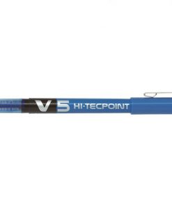 Pilot Boligrafo de tinta liquida V5 HI-Tecpoint Rollerball - Punta fina de aguja 0.5mm - Trazo 0.3mm - Color Azul
