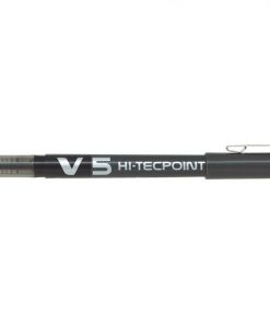 Pilot Boligrafo de tinta liquida V5 HI-Tecpoint Rollerball - Punta fina de aguja 0.5mm - Trazo 0.3mm - Color Negro