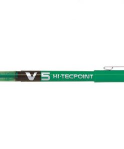 Pilot Boligrafo de tinta liquida V5 HI-Tecpoint Rollerball - Punta fina de aguja 0.5mm - Trazo 0.3mm - Color Verde