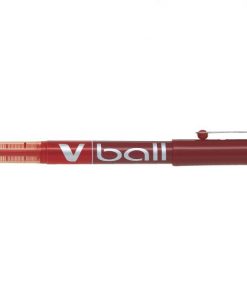 Pilot Boligrafo de tinta liquida V Ball 05 Rollerball - Punta de bola redonda 0.5mm - Trazo 0.3mm - Color Rojo