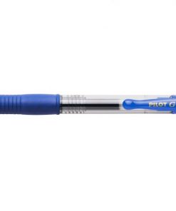 Pilot Boligrafo de gel retractil G2 Rollerball - Punta de bola redonda 0.7mm - Trazo 0.4mm - Grip ergonomico - Color Azul