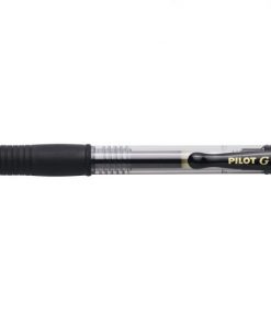 Pilot Boligrafo de gel retractil G2 Rollerball - Punta de bola redonda 0.7mm - Trazo 0.4mm - Grip ergonomico - Color Negro