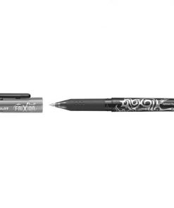 Pilot Boligrafo de gel borrable Frixion Ball - Punta de bola redonda 0.7mm - Trazo 0.4mm - Grip ergonomico - Color Negro