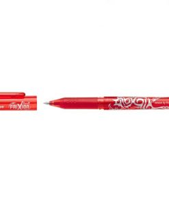 Pilot Boligrafo de gel borrable Frixion Ball - Punta de bola redonda 0.7mm - Trazo 0.4mm - Grip ergonomico - Color Rojo