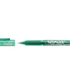 Pilot Boligrafo de gel borrable Frixion Ball - Punta de bola redonda 0.7mm - Trazo 0.4mm - Grip ergonomico - Color Verde