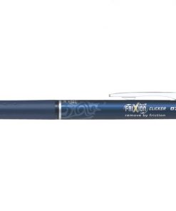 Pilot Boligrafo de gel borrable retractil Frixion Clicker - Punta de bola redonda 0.7mm - Trazo 0.4mm - Grip ergonomico - Color Azul Oscuro