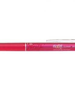 Pilot Boligrafo de gel borrable retractil Frixion Clicker - Punta de bola redonda 0.7mm - Trazo 0.4mm - Grip ergonomico - Color Rosa