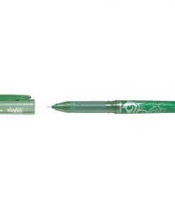 Pilot Boligrafo de gel borrable Frixion Point - Punta fina de aguja 0.5mm - Trazo 0.25mm - Grip ergonomico - Color Verde