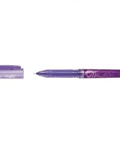 Pilot Boligrafo de gel borrable Frixion Point - Punta fina de aguja 0.5mm - Trazo 0.25mm - Grip ergonomico - Color Violeta