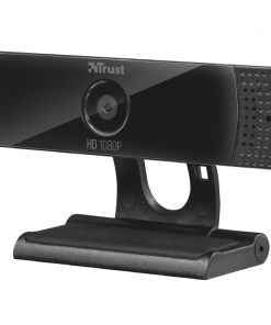 Trust Webcam con Microfono Full HD1080p 8MP GXT 1160 Vero Streaming - Enfoque Fijo - Pedestal con Pinza - Cable USB 1.5m