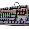 Trust Teclado Mecanico Gaming USB GXT 865 ASTA - 11 Teclas Multimedia - Teclas con Tecnologia N-Key Rellover/Antighosting - Iluminacion LED RGB - Cable 180 cm - Pies de goma Antedeslizantes