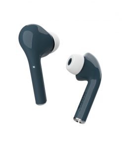 Trust Auriculares Bluetooth Nika - BT 5.0 TWS - Controles Tactiles - 16 Horas de Reproduccion - Alcance 10m - Estuche de Carga - Color Azul
