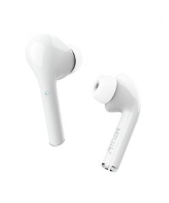 Trust Auriculares Bluetooth Nika - BT 5.0 TWS - Controles Tactiles - 16 Horas de Reproduccion - Alcance 10m - Estuche de Carga - Color Blanco