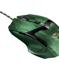 Trust Gaming Raton USB GXT 101D Gav 4800dpi - 6 Botones - Cable 1.8m - Camuflaje Verde