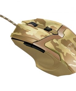 Trust Gaming Raton USB GXT 101D Gav 4800dpi - 6 Botones - Cable 1.8m - Camuflaje Desierto