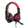 Trust Gaming Auriculares con Microfono Rana GXT 404R - Compatible con Nintendo Switch - Microfono Plegable - Diadema Ajustable - Altavoces de 40mm - Cable de 1m
