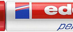 Edding 3000 Rotulador permanente - Punta redonda de 1.5mm - Trazo entre 1.5mm y 3.0mm - Recargable - Secado Instantaneo - Color Rojo