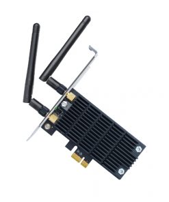 TP-Link Tarjeta de Red PCI Express Inalambrico de Doble Banda AC1300 - WiFi 802.11ac - 867Mbps 5Ghz/400Mbps 2.4Ghz - 2 Antenas Desmontables