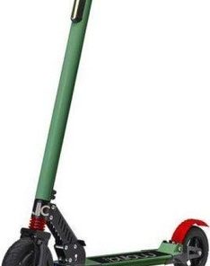 Billow Patinete Electrico Scooter Urban - Hasta 24Km/h - Potencia 250W - Bateria 36V 4400mAh Litio LG - Ruedas 8" - Color Verde/Rojo