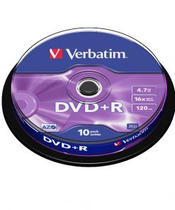 Verbatim DVD+R 16x 4.7GB (Tarrina 10 Uds)