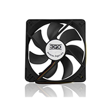 3GO Ventilador Auxiliar 8x8cm Negro