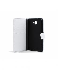 3GO Droxio B45 Funda Flip Cover Piel Blanca