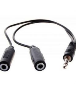 3GO Cable Audio Jack a 2 Jack macho/hembra 1.5m