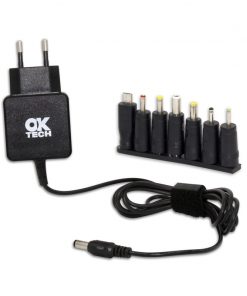 OkTech Cargador Universal USB Tipo C - MicroUSB - 8 Adaptadores