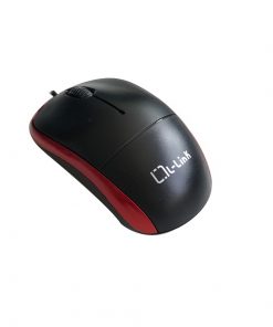L-Link LL-2080-R Raton Optico USB Negro/Rojo 1.2m