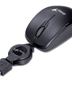 Genius Raton Optico USB Retractil Micro Traveler V2 1000dpi Negro
