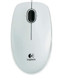 Logitech 910-003360 Raton Optico USB B100 Blanco 1.8m