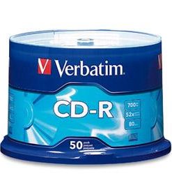 Verbatim CD-R 52x 700MB (Tarrina 50 Uds)