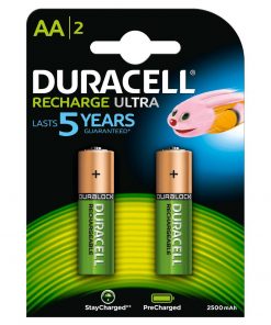 Duracell Pilas Recargables NiHM AA LR6 1.2V 2500mAh Ultra (2 unidades)