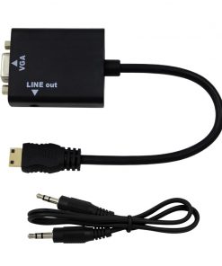 OkTech OK-AVGA200 Adaptador Mini HDMI a VGA + Audio