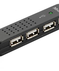 Trust 14591 Mini Hub 4 Puertos USB 2.0 Negro